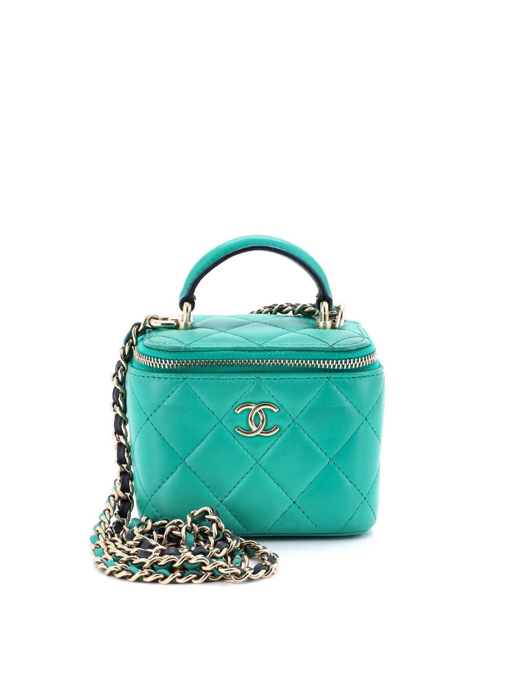 Chanel Classic Top Handle Vanity Case #220985C29B